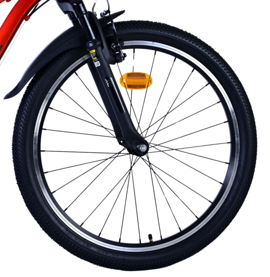 Children bikes XC Race 24 Pouces 26,5 cm Garçon 21SP V-Brake Rouge/Gris - Volare – Image 6
