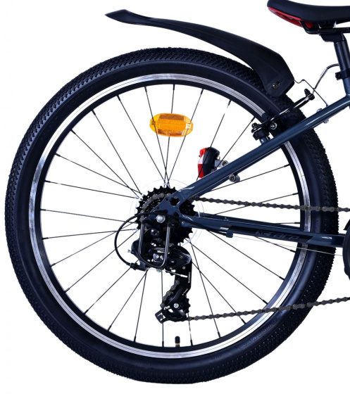 Children bikes XC Race 24 Pouces 26,5 cm Garçon 21SP V-Brake Rouge/Gris - Volare – Image 7