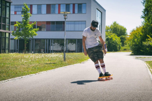 Longboards longboard Neon Clearjaune 68,5 cm acrylique jaune - Volten – Image 7