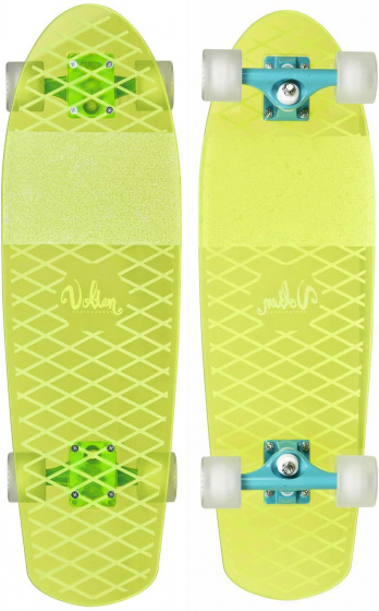 Longboards longboard Neon Clearjaune 68,5 cm acrylique jaune - Volten – Image 4