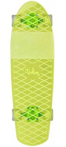 Longboards longboard Neon Clearjaune 68,5 cm acrylique jaune - Volten – Image 2