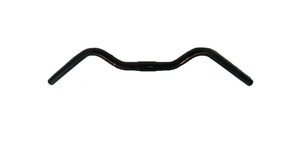 Volants guidon vélo de ville 22.2 / 600 / 25.4 mm acier noir - VWP – Image 2