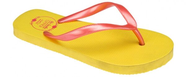 Flip-flops Tongs print juniors taille rose jaune 34 - Waimea – Image 3