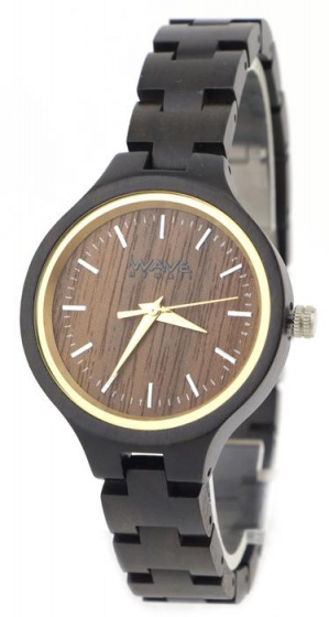 Montres montre Citizen Miyota dames 3,5 cm bois brun/noir - Wave Hawaii