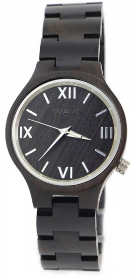 Montres montre Citizen Miyota dames 3,5 cm bois noir - Wave Hawaii – Image 3