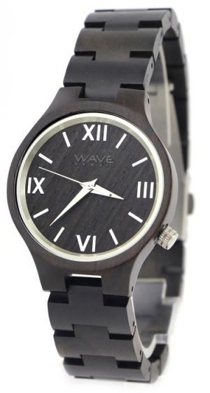 Montres montre Citizen Miyota dames 3,5 cm bois noir - Wave Hawaii – Image 2