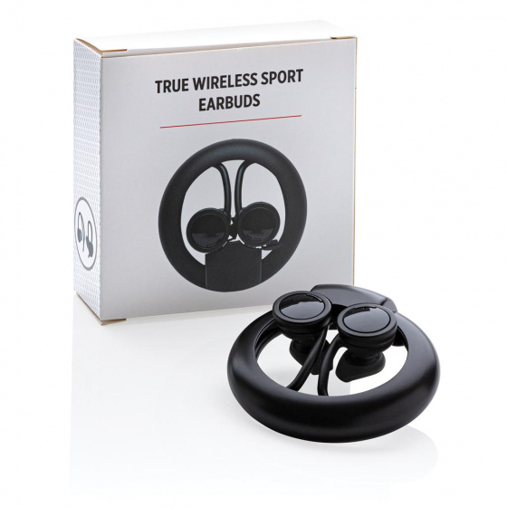 Bouchons d'oreilles sans fil écouteur True bluetooth 8,3 cm ABS noir 3 pièces - XD Collection – Image 6