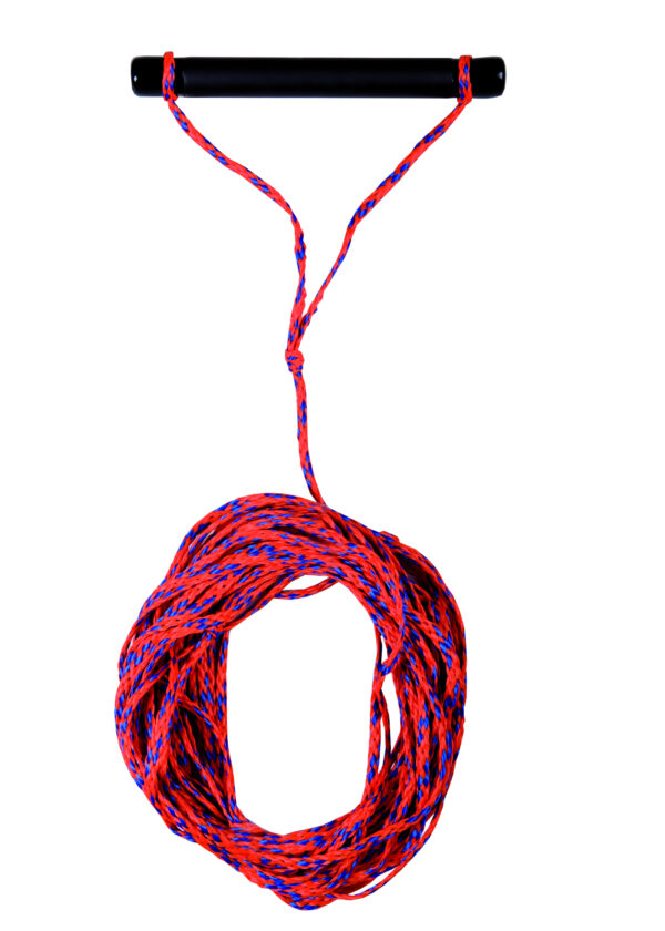 Corde de traction pour ski nautique Nautilo 22,5 m avec surface antidérapante en néoprène