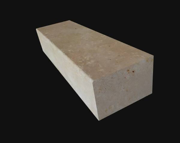 Marche massive  - VENDU PAR 9 -  80 x 30 x 15 Lanvignes Doré Jaune Vieilli – Image 4