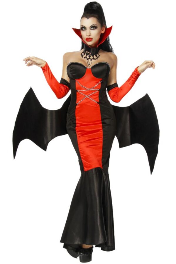 Costume de Vampire - noir/rouge - 2XL-Atixo