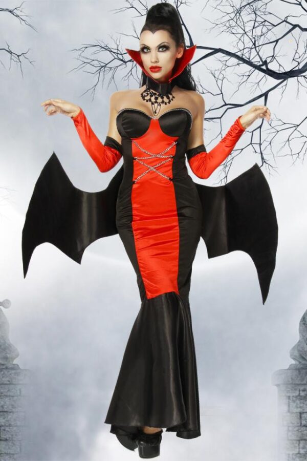 Costume de Vampire - noir/rouge - 2XL-Atixo – Image 2