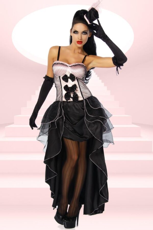 Costume de Cabaret - rose/noir - 2XL-Atixo – Image 2