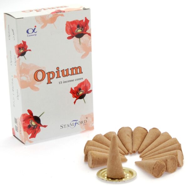 Cônes d'encens opium- Vendu par 1
