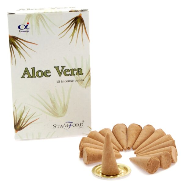 Cônes d'encens à l'Aloe Vera- Vendu par 1