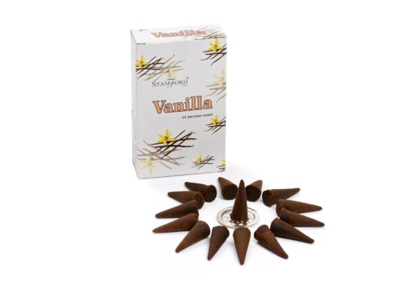 Cônes d'encens vanille- Vendu par 1 – Image 3
