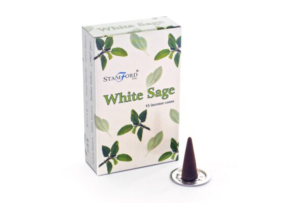 Cônes de sauge blanche- Vendu par 1
