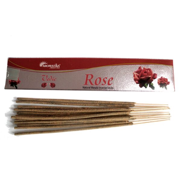 Bâtons d'encens védiques - Rose- Vendu par 1