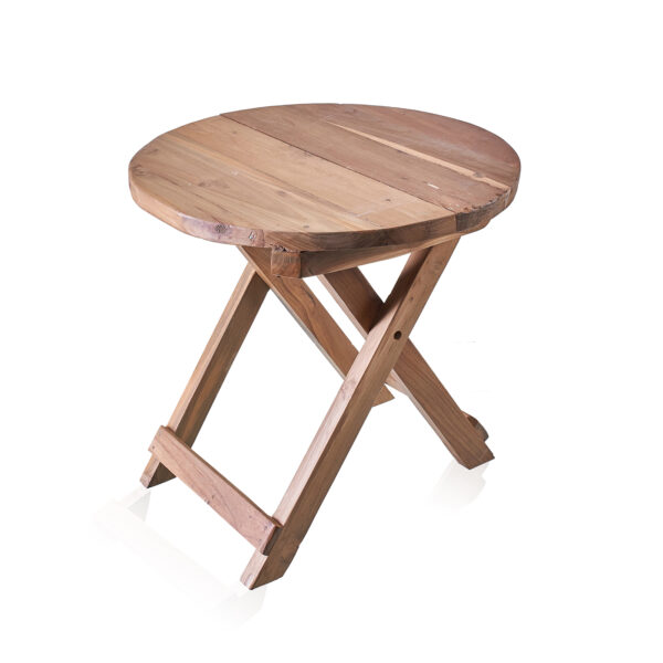 Table Basse Pliante Ronde - 50x50cm- Vendu par 1
