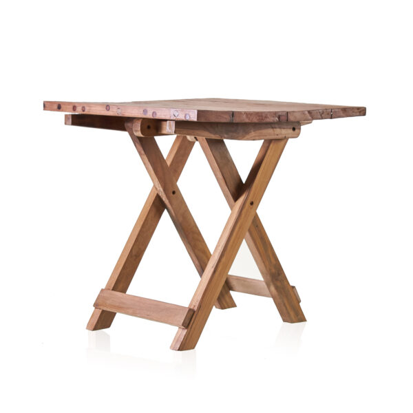 Table Basse Pliante Carrée - 50x50cm- Vendu par 1 – Image 2
