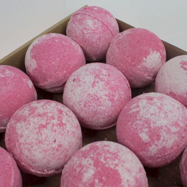 Bombe de bain géante cerise- Vendu par 16 – Image 2