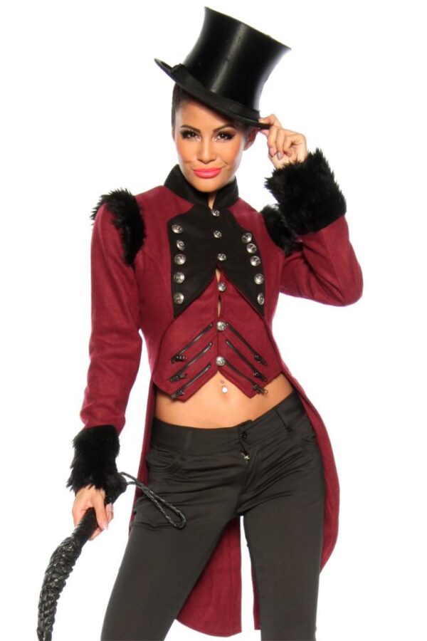 Manteau Circus - bordeaux/noir - 2XL-Atixo