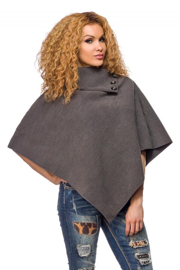Poncho d'hiver - gris anthracite - OS-Atixo