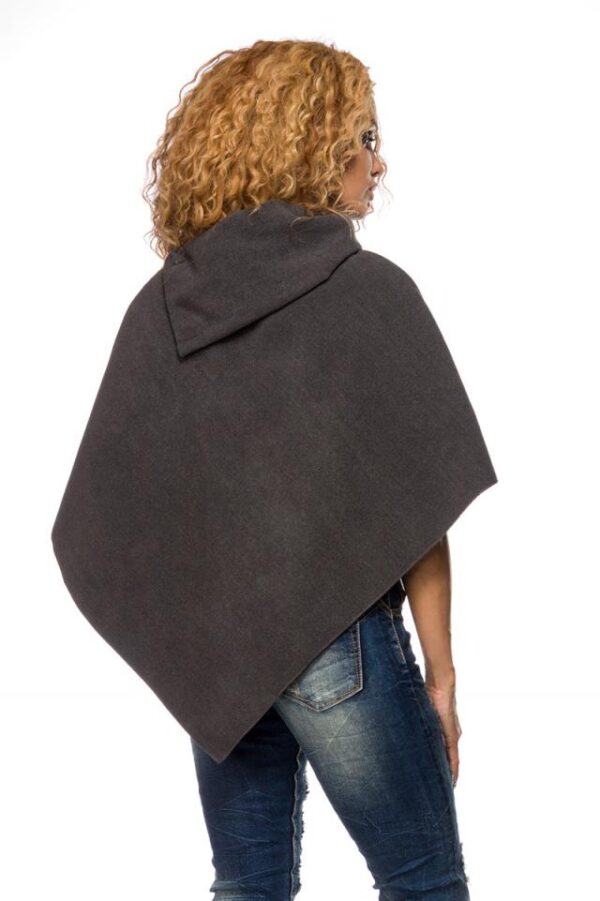 Poncho d'hiver - gris anthracite - OS-Atixo – Image 2
