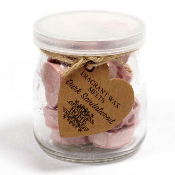 Pot fondant de cire de soja - Bois de santal foncé- Vendu par 1