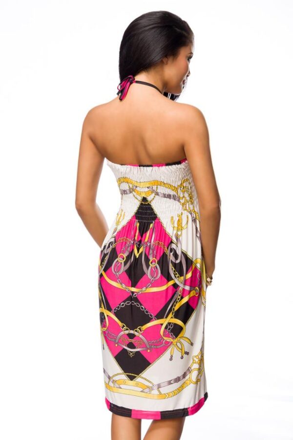 Robe - rose/motif - L-Atixo – Image 2