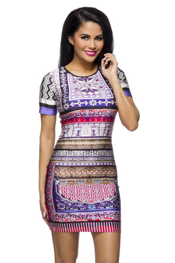 Robe - colorée - M(D36)-Atixo
