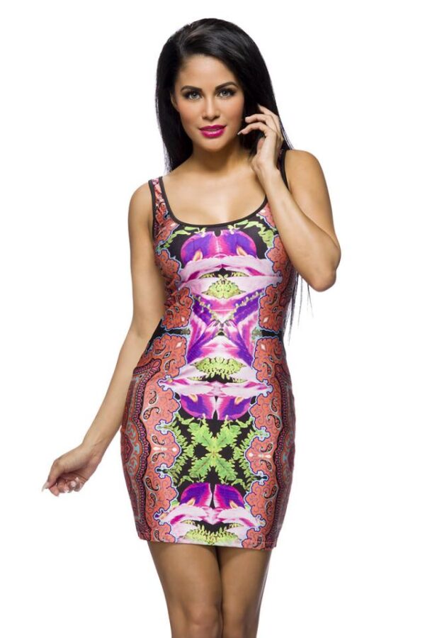 Robe - colorée - M(D36)-Atixo