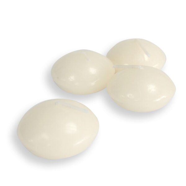 Petites Bougies Flottantes - Ivoire- Vendu par 10