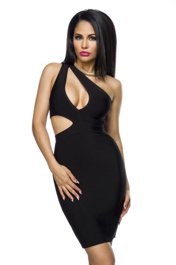 Robe Forme Bandage - noir - M-Atixo