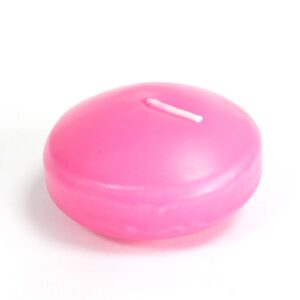 Grandes Bougies Flottantes - Rose- Vendu par 3