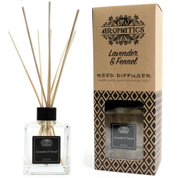 Diffuseur d'huiles essentielles de lavande et de fenouil 200 ml- Vendu par 1