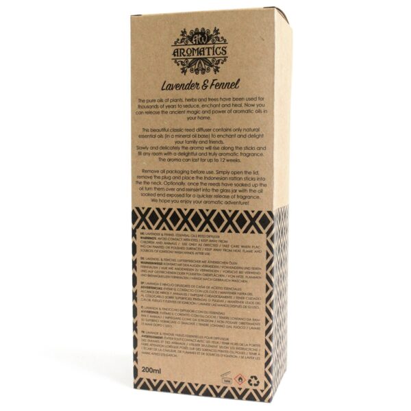 Diffuseur d'huiles essentielles de lavande et de fenouil 200 ml- Vendu par 1 – Image 4