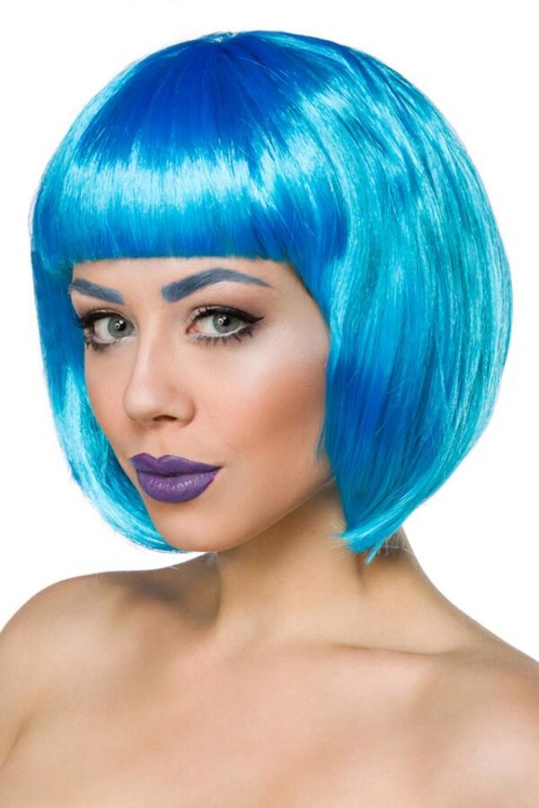 Perruque Bob - bleu - OS-Atixo