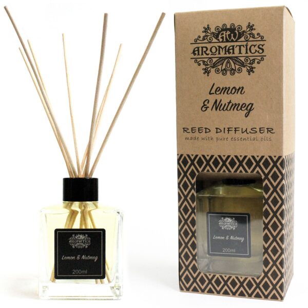 Diffuseur d'huiles essentielles de citron et de muscade. 200 ml- Vendu par 1