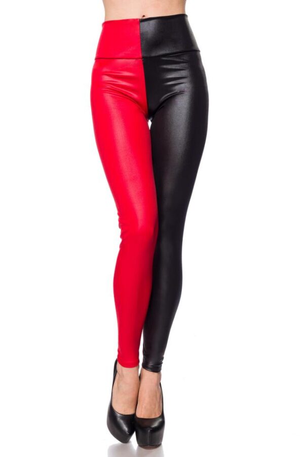 Legging - noir/rouge - 2XL-Atixo