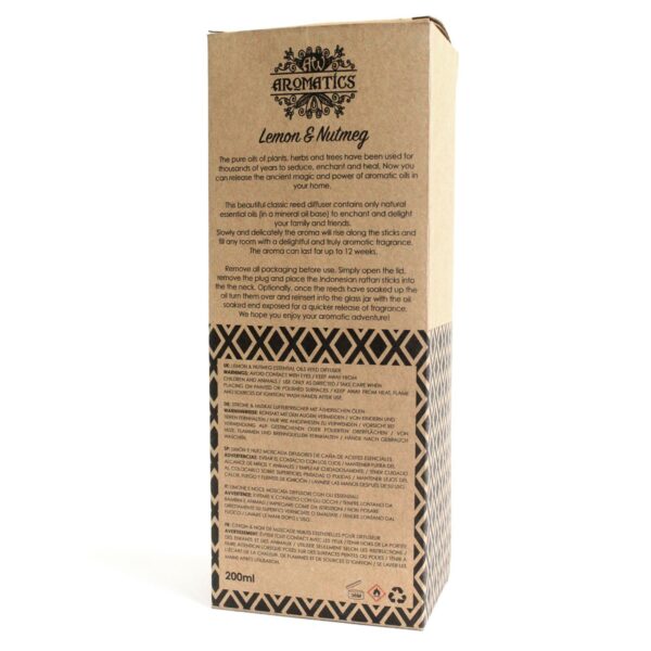 Diffuseur d'huiles essentielles de citron et de muscade. 200 ml- Vendu par 1 – Image 4
