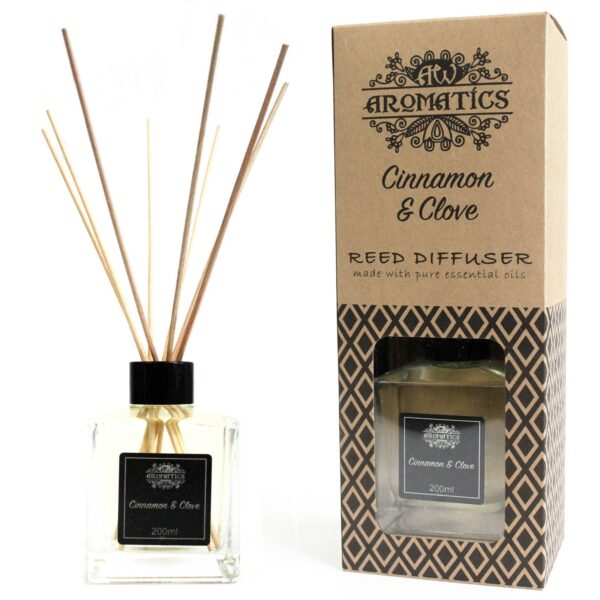 Diffuseur d'huiles essentielles de cannelle et de clou de girofle. 200 ml- Vendu par 1