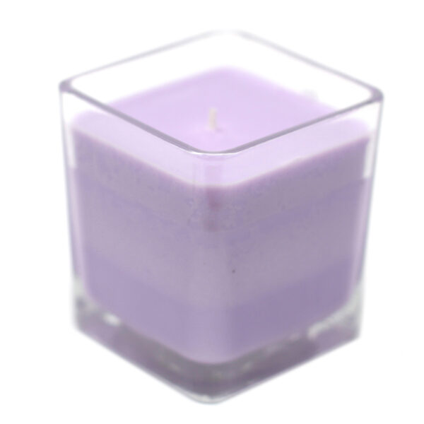 Bougie en pot de cire de soja White Label - Lavande et basilic- Vendu par 1