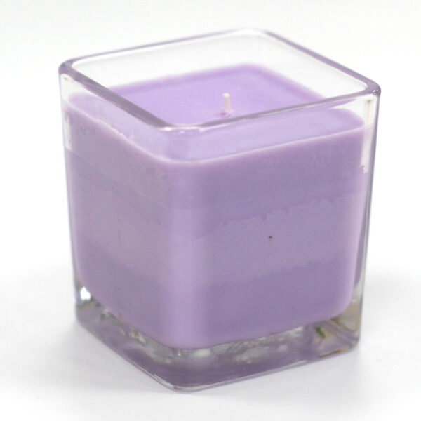 Bougie en pot de cire de soja White Label - Lavande et basilic- Vendu par 1 – Image 3
