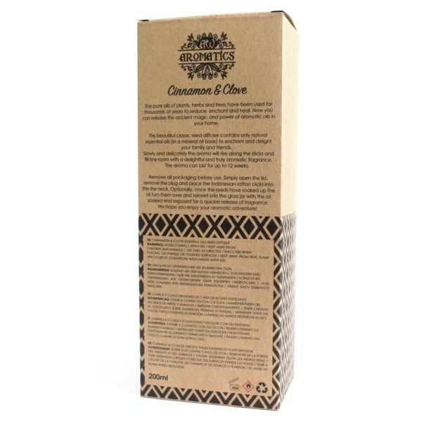 Diffuseur d'huiles essentielles de cannelle et de clou de girofle. 200 ml- Vendu par 1 – Image 4