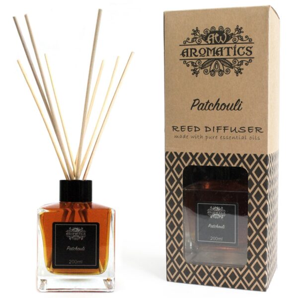 Diffuseur de roseaux d'huile essentielle de patchouli 200 ml- Vendu par 1
