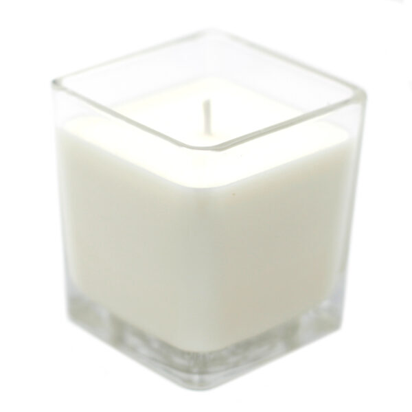 Bougie en pot de cire de soja Marque Blanche - Lys et Jasmin- Vendu par 1