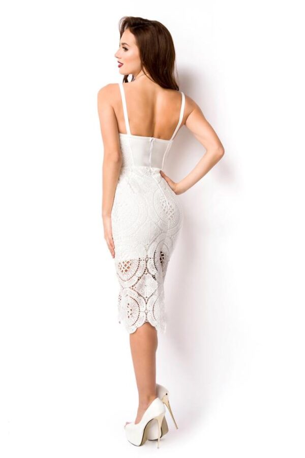 Robe Forme Bandage - blanc - M-Atixo – Image 2