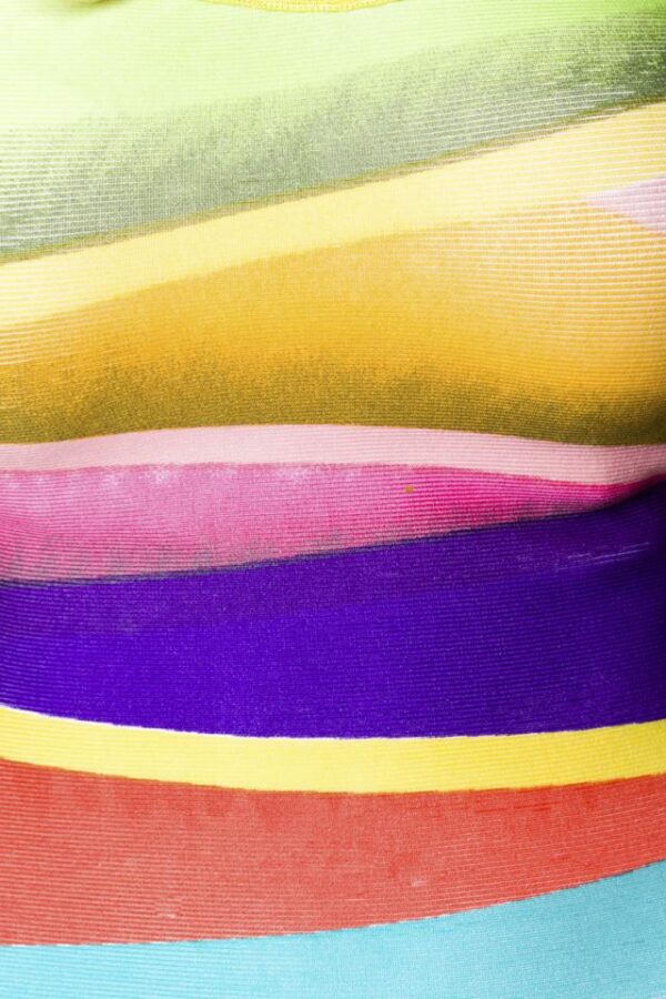 Robe Forme Bandage - coloré - M-Atixo – Image 3