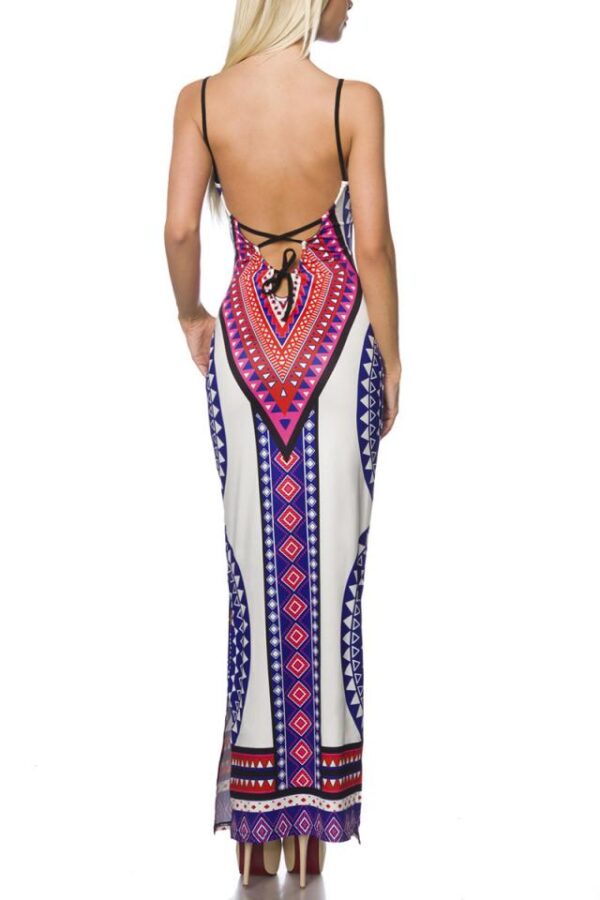 Robe - bleu/motif - XL-Atixo – Image 2