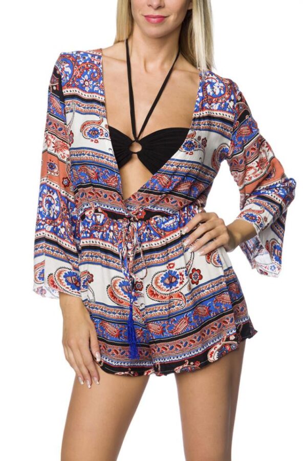 Combishort - orange/bleu/rouge - S-Atixo